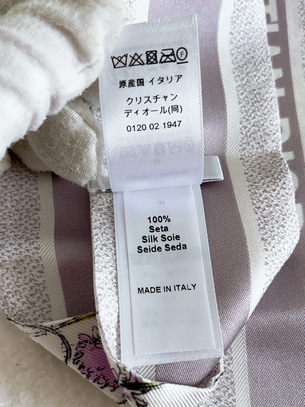 Dior Jardin D’hiver Mitzah Silk Scarf